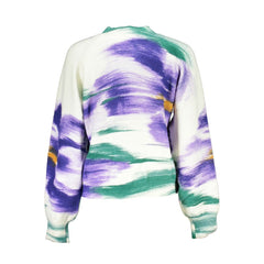 Desigual Elegant Crew Neck Sweater with Contrast Detailing -   -  Desigual.