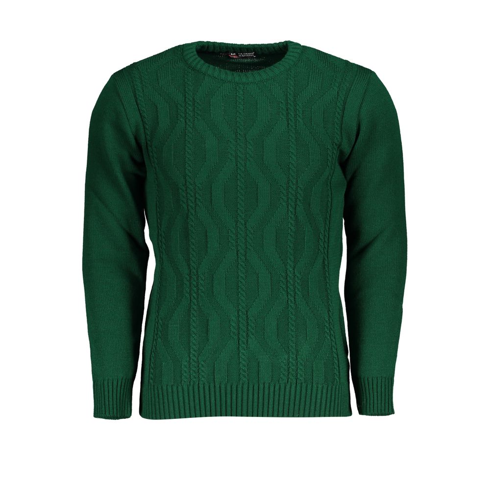 U.S. Grand Polo Green Fabric Sweater -   -  U.S. Grand Polo.
