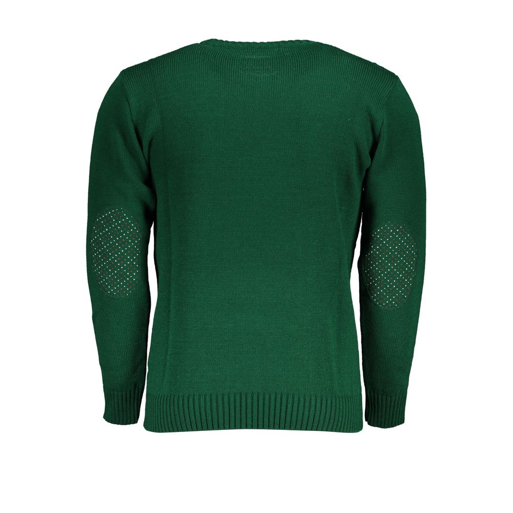 U.S. Grand Polo Green Fabric Sweater -   -  U.S. Grand Polo.