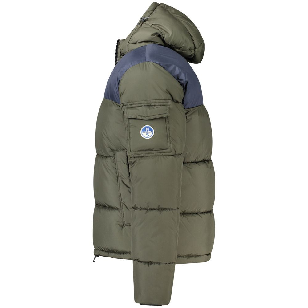 North Sails Green Polyester Men Jacket -   -  North Sails.