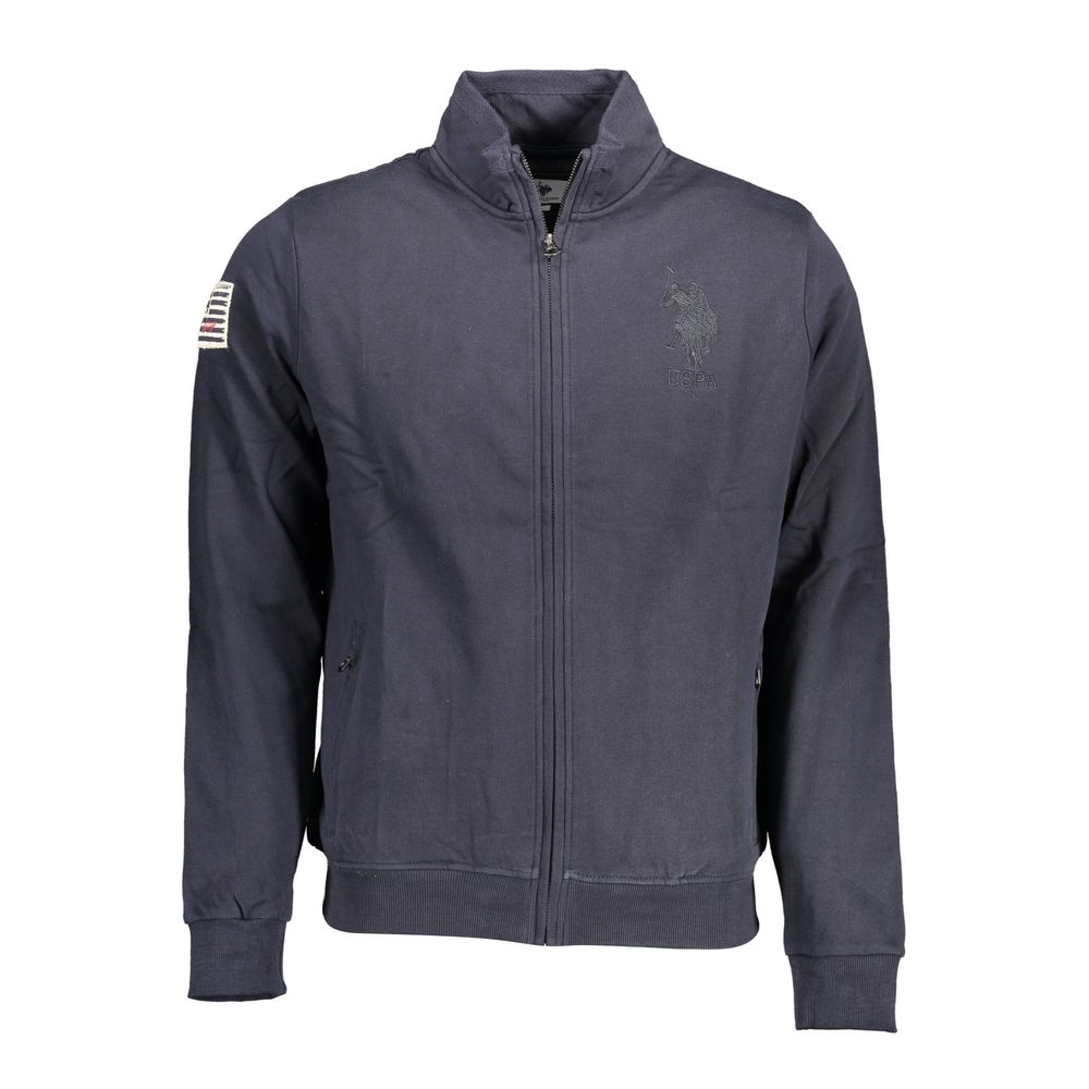 U.S. POLO ASSN. Blue Cotton Men Sweater -   -  U.S. POLO ASSN..