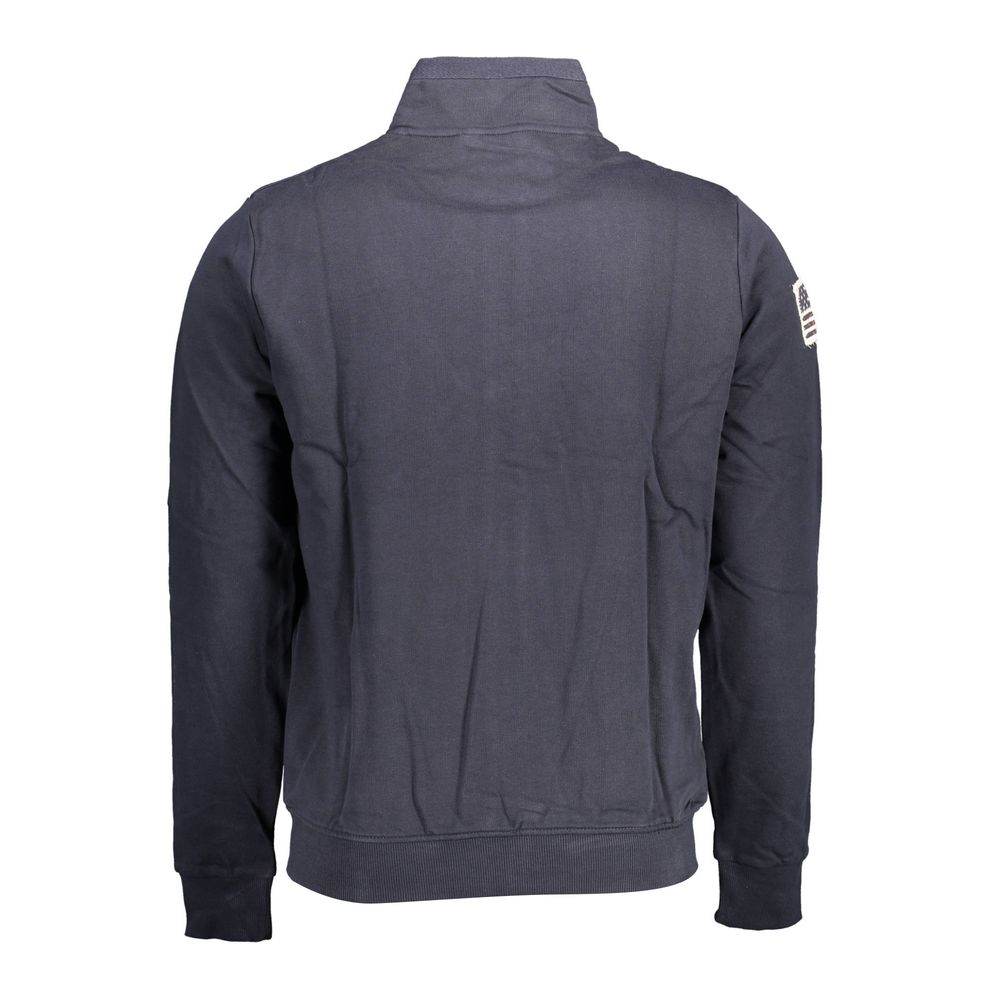 U.S. POLO ASSN. Blue Cotton Men Sweater -   -  U.S. POLO ASSN..