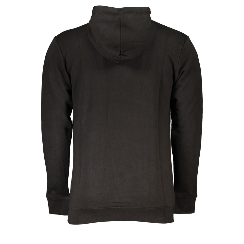 Cavalli Class Black Cotton Men Sweater -   -  Cavalli Class.