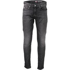 Tommy Hilfiger Black Cotton Slim Men Jeans -   -  Tommy Hilfiger.