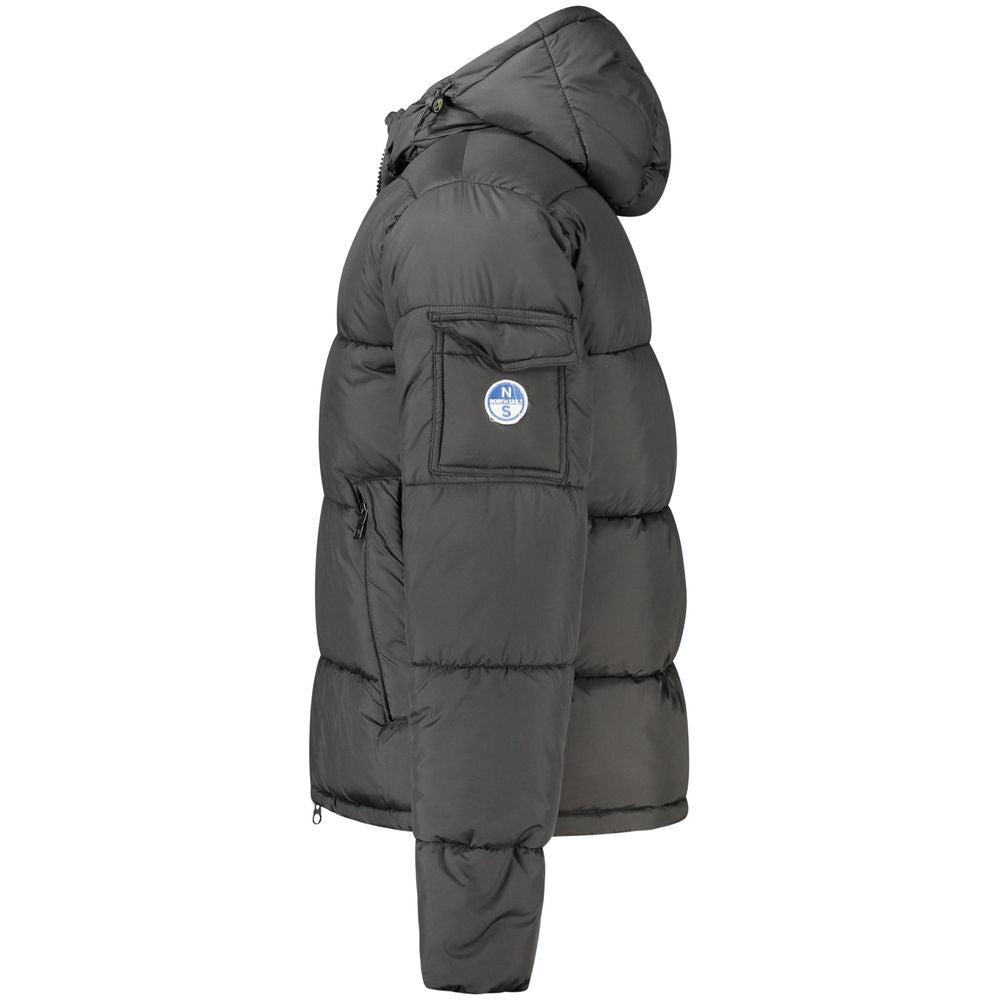 North Sails Black Polyester Men Jacket -   -  North Sails.