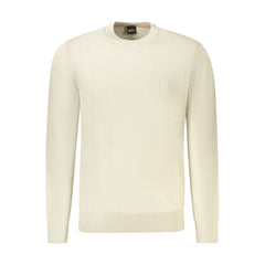 Hugo Boss Beige Cotton Men Sweater -   -  Hugo Boss.
