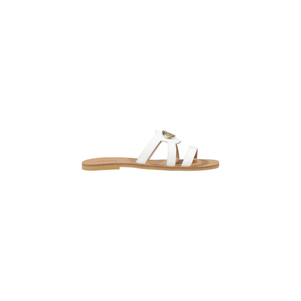 Liu Jo Cream Leather Sandal -   -  Liu Jo.