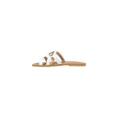 Liu Jo Cream Leather Sandal -   -  Liu Jo.