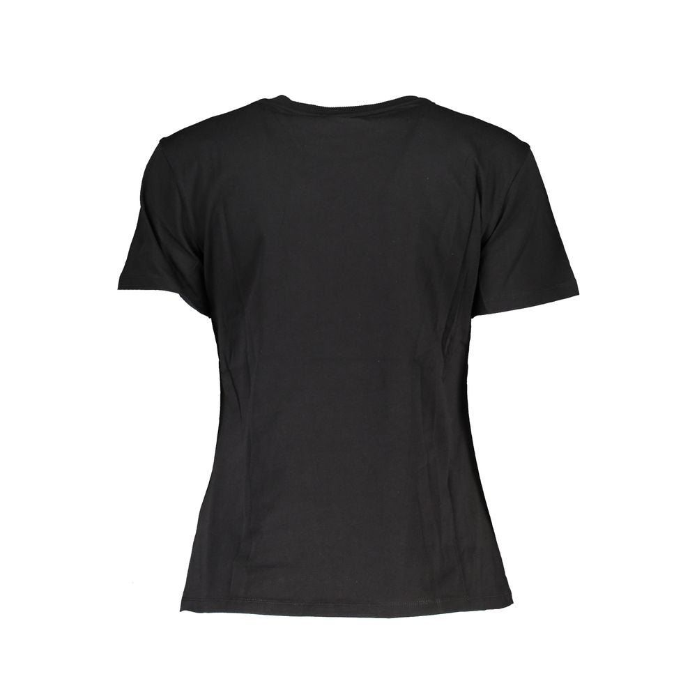 Patrizia Pepe Chic Contrast Crew Neck Cotton Tee -   -  Patrizia Pepe.