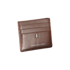 Tommy Hilfiger Sleek Leather Card Holder with Contrast Detailing -  Leather Card Holder for Men -  Tommy Hilfiger.