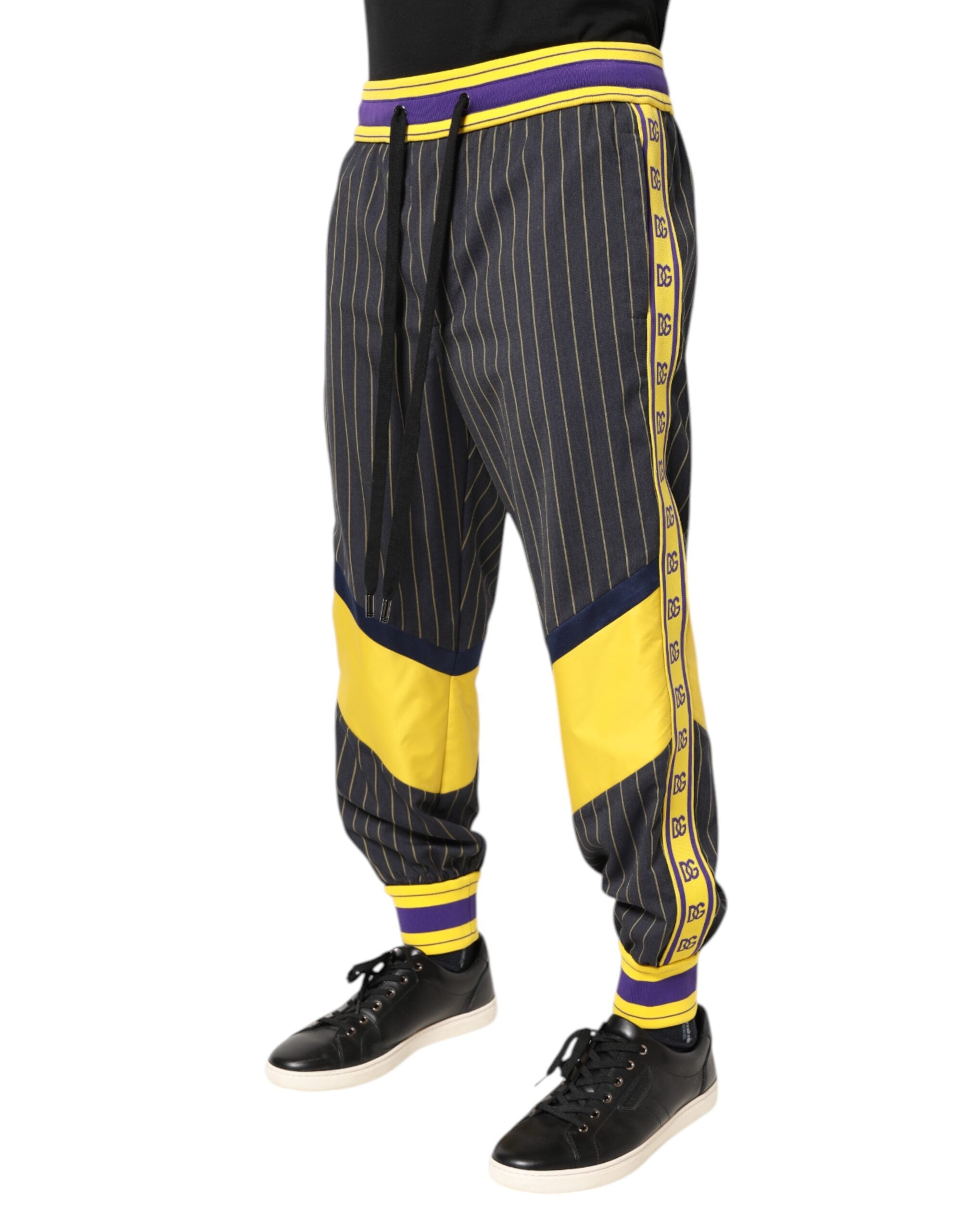 Dolce & Gabbana Multicolor Cotton Men Jogger Pants -   -  Dolce & Gabbana.