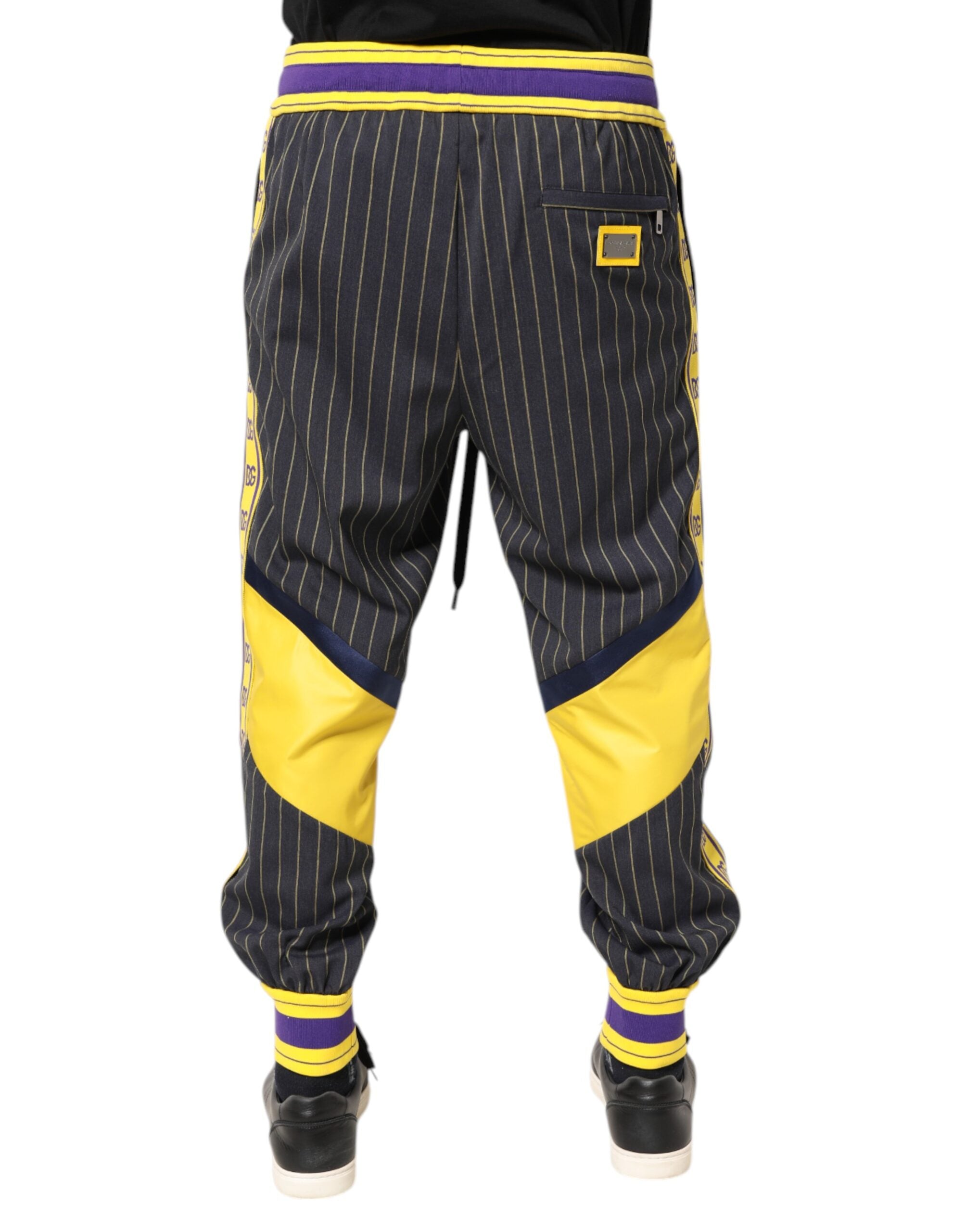 Dolce & Gabbana Multicolor Cotton Men Jogger Pants -   -  Dolce & Gabbana.