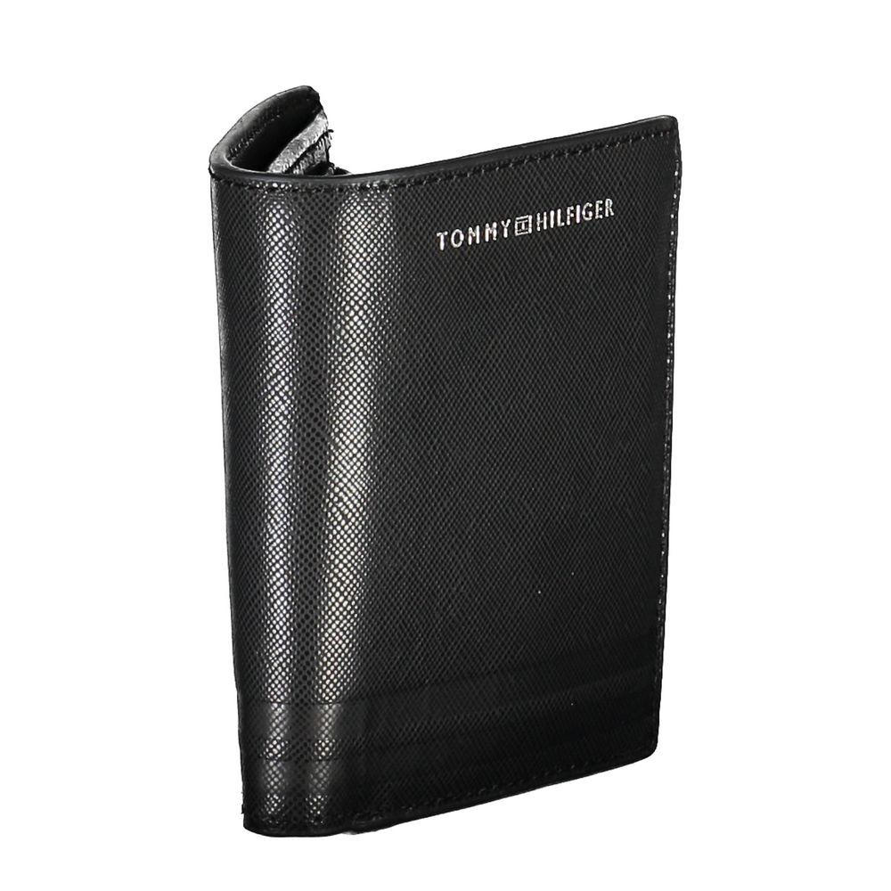 Tommy Hilfiger Black Leather Men Wallet -  Leather Wallet for Men -  Tommy Hilfiger.