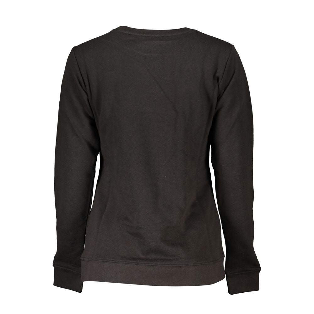 Cavalli Class Black Cotton Sweater -   -  Cavalli Class.