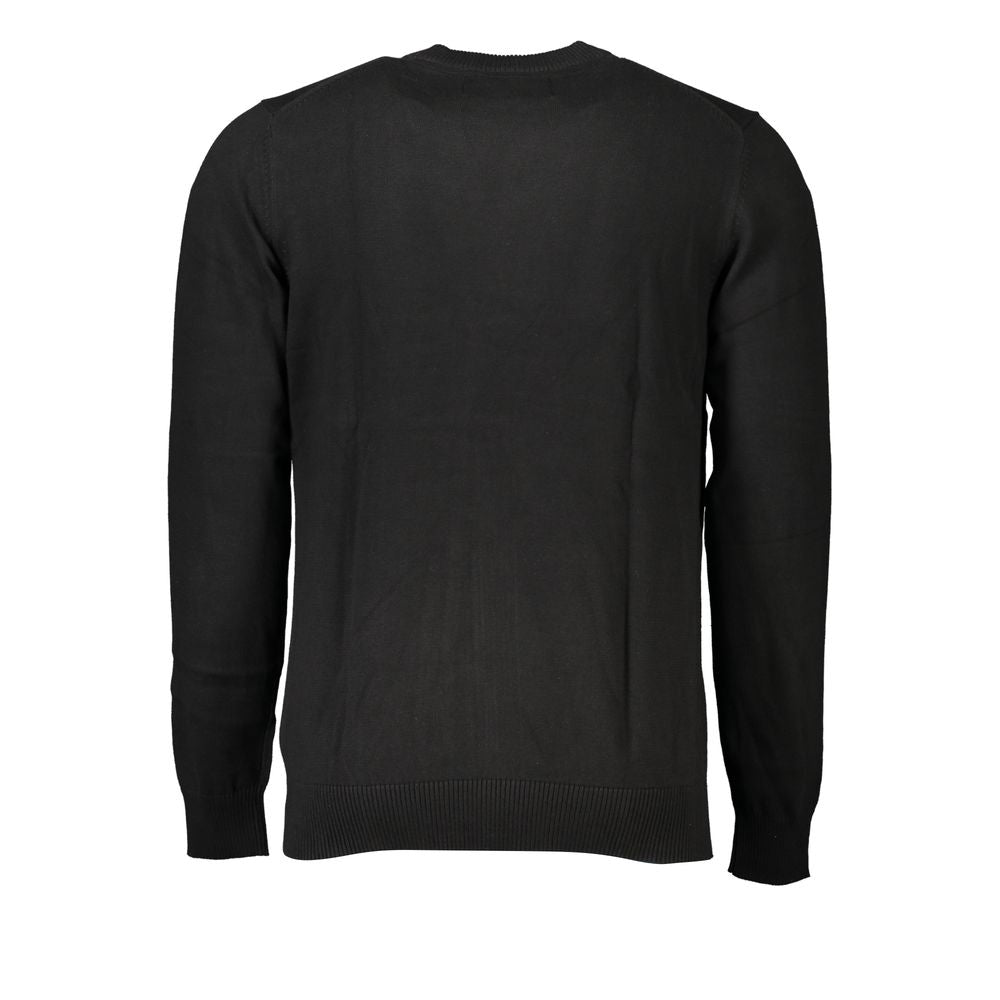 Calvin Klein Sleek Long Sleeve Crew Neck Sweater with Logo -   -  Calvin Klein.