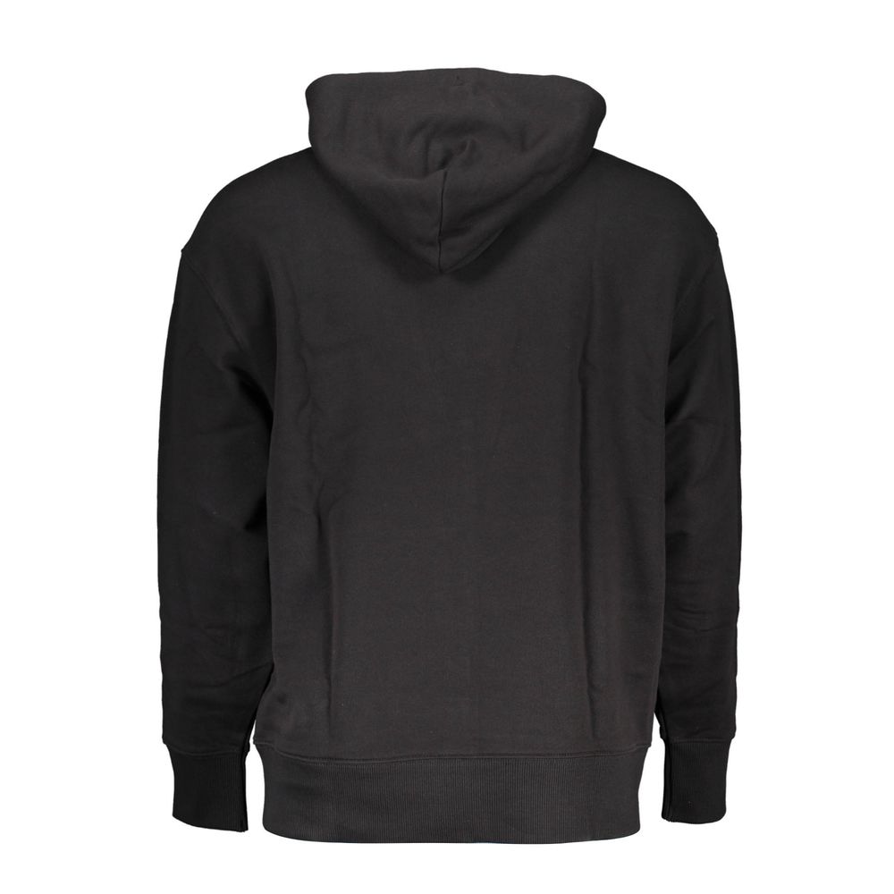 Tommy Hilfiger Black Cotton Men Sweater Hoodie -   -  Tommy Hilfiger.