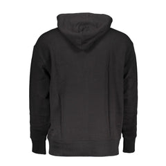Tommy Hilfiger Black Cotton Men Sweater Hoodie -   -  Tommy Hilfiger.