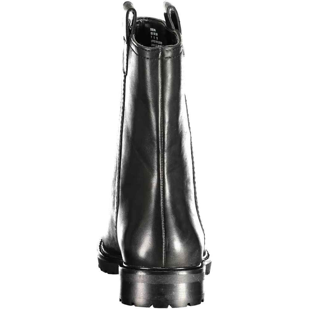 Ralph Lauren Black Leather Women Boot -   -  Ralph Lauren.