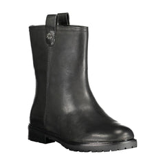 Ralph Lauren Black Leather Women Boot -   -  Ralph Lauren.