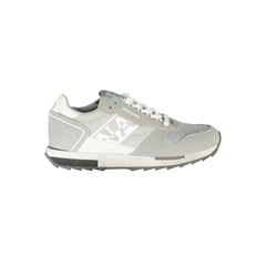 Napapijri Brown Leather Men Sneaker -   -  Napapijri.
