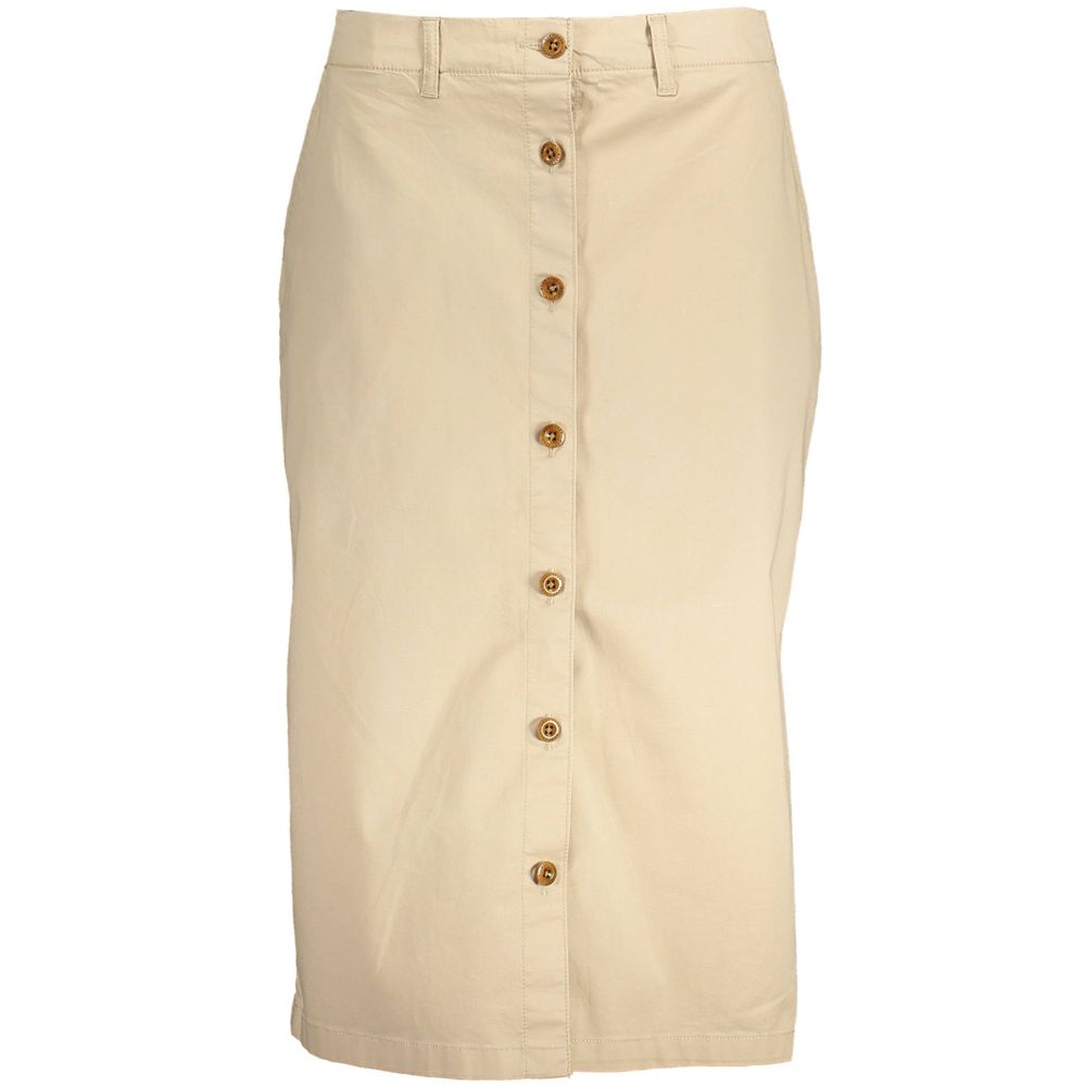 Gant Beige Cotton Women Skirt -   -  Gant.