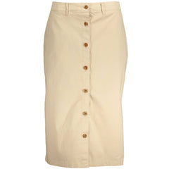 Gant Beige Cotton Women Skirt -   -  Gant.