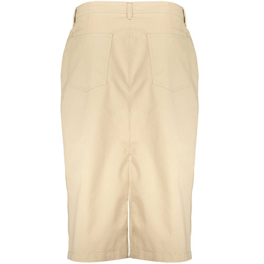 Gant Beige Cotton Women Skirt -   -  Gant.