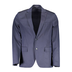 Gant Blue Cotton Men Jacket -   -  Gant.