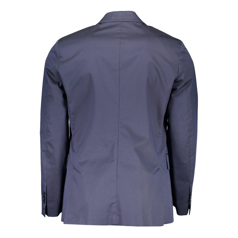 Gant Blue Cotton Men Jacket -   -  Gant.