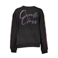 Cavalli Class Black Cotton Women Sweater -   -  Cavalli Class.