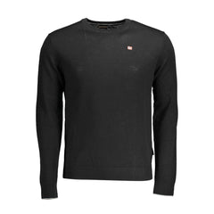 Napapijri Black Wool Men Sweater -   -  Napapijri.