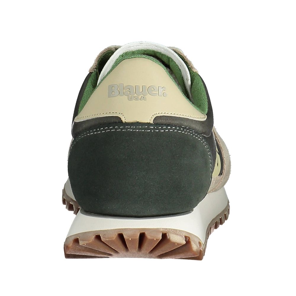 Blauer Beige Leather Men Sneaker -   -  Blauer.