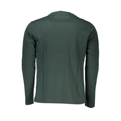 La Martina Elegant Green Embroidered Crew Neck Cotton Tee -   -  La Martina.
