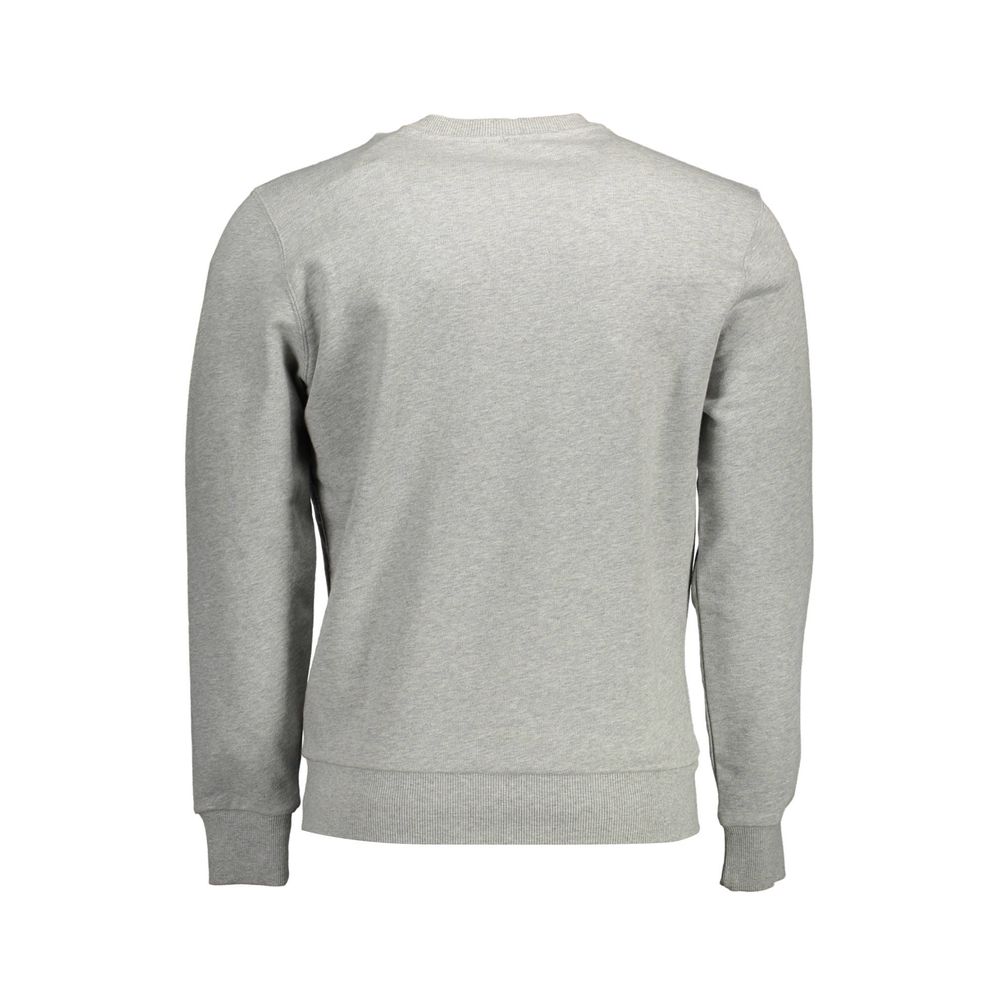 North Sails Gray Cotton Men Sweater -   -  North Sails.