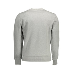 North Sails Gray Cotton Men Sweater -   -  North Sails.