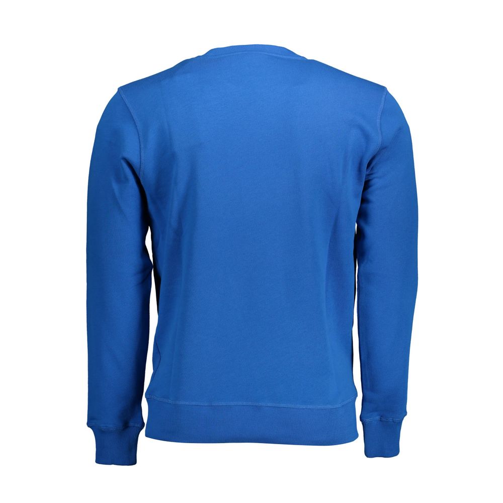 North Sails Blue Cotton Men Sweater -   -  North Sails.