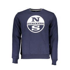 North Sails Blue Cotton Men Sweater -   -  North Sails.