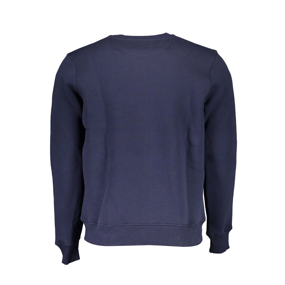 North Sails Blue Cotton Men Sweater -   -  North Sails.