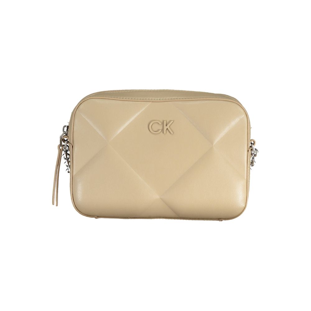Calvin Klein Beige Polyester Handbag -   -  Calvin Klein.