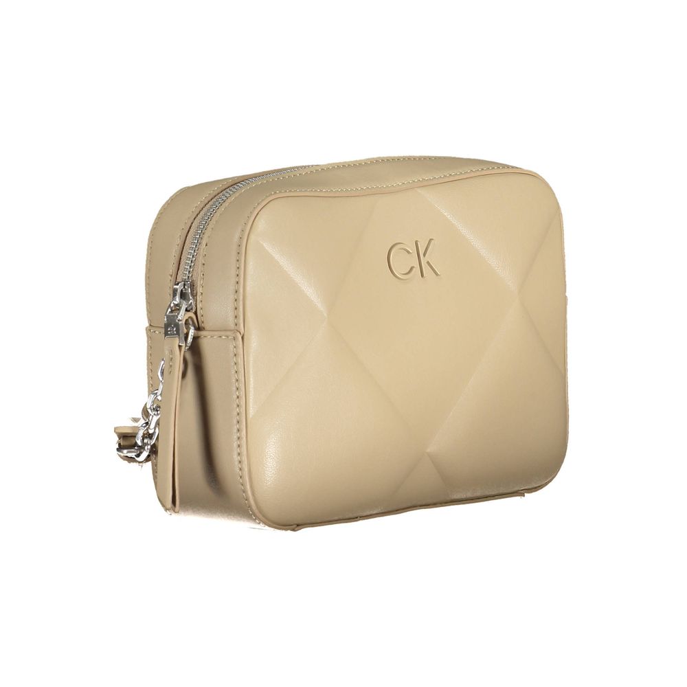 Calvin Klein Beige Polyester Handbag -   -  Calvin Klein.