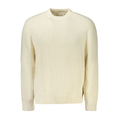 Calvin Klein White Cotton Men Sweater -   -  Calvin Klein.