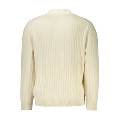 Calvin Klein White Cotton Men Sweater -   -  Calvin Klein.