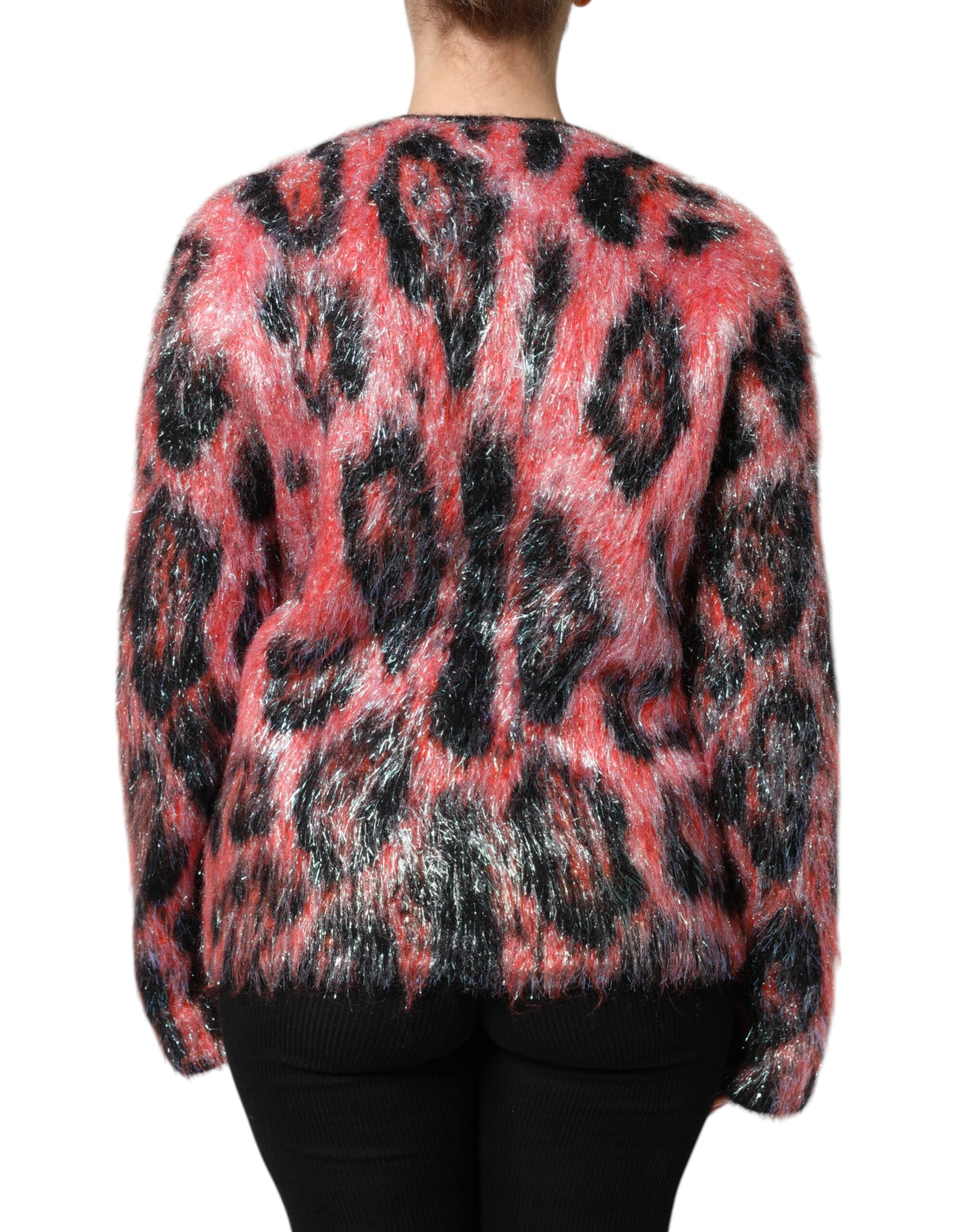 Dolce & Gabbana Red Mohair Wool Button Down Cardigan Sweater -   -  Dolce & Gabbana.