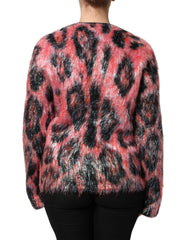 Dolce & Gabbana Red Mohair Wool Button Down Cardigan Sweater -   -  Dolce & Gabbana.