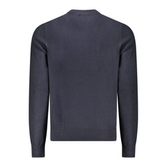 Hugo Boss Blue Cotton Men Sweater -   -  Hugo Boss.