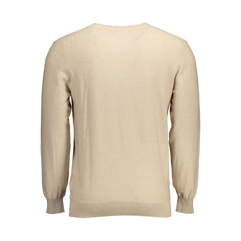 Gant Beige Cotton Men Sweater -   -  Gant.