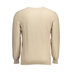 Gant Beige Cotton Men Sweater -   -  Gant.