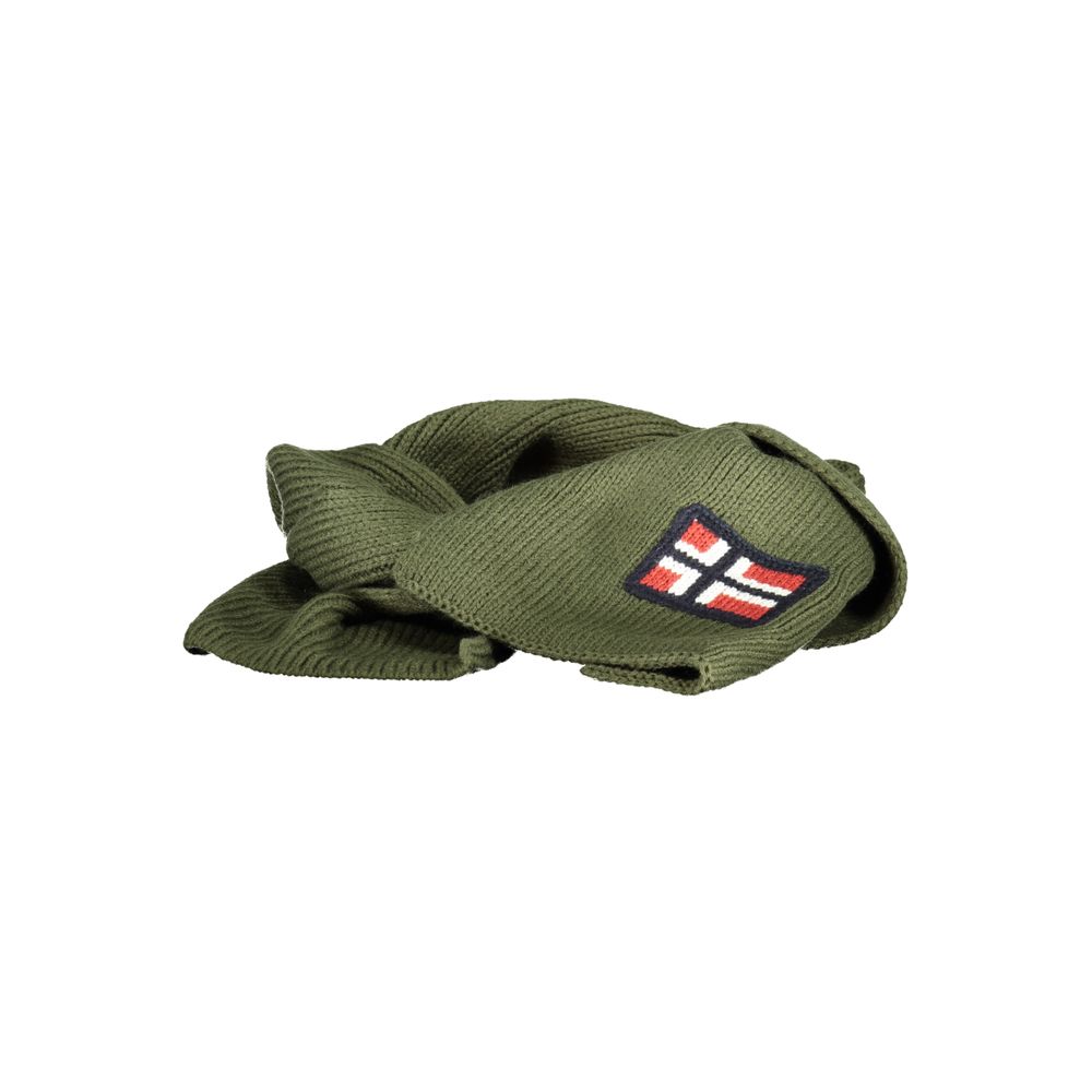 Norway 1963 Green Marabou Men Scarf -   -  Norway 1963.