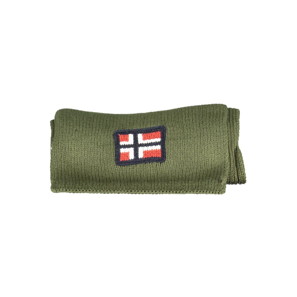 Norway 1963 Green Marabou Men Scarf -   -  Norway 1963.