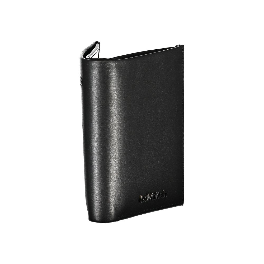 Calvin Klein Sleek Black Leather RFID Wallet -  Wallets for Men -  Calvin Klein.